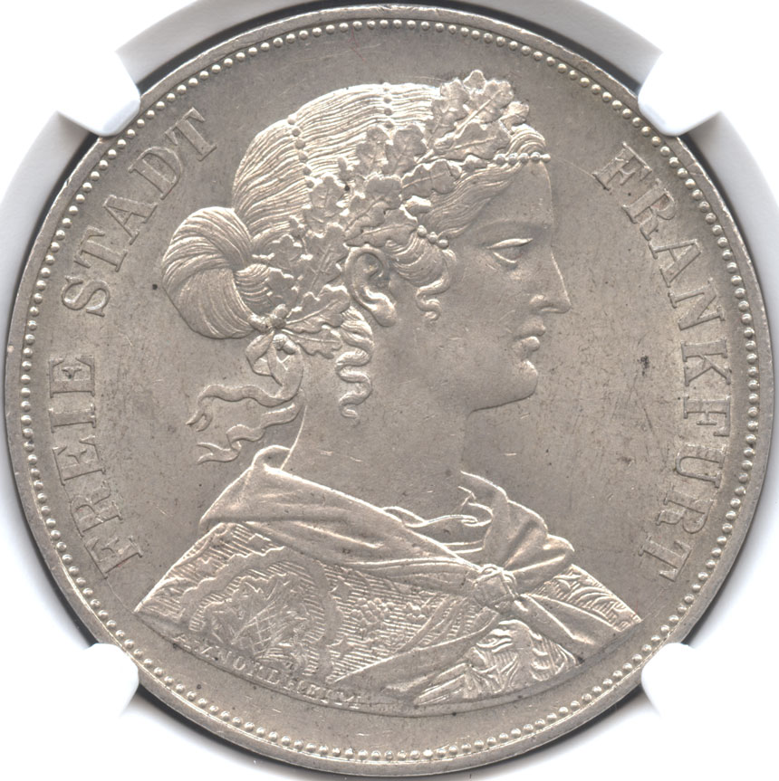 ダルマコインショップ / ドイツ フランクフルト 1ターレル銀貨 1861
