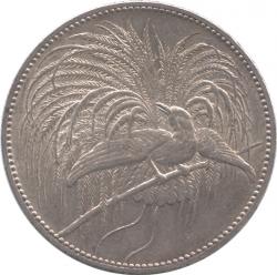 ドイツ領ニューギニア 2マルク銀貨 1894(A) 極楽鳥｜ダルマコインショップ