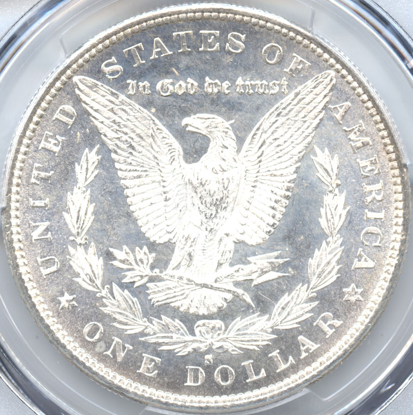 アメリカ 1ドル銀貨 1880(S) モルガンダラー PCGS-MS67 ｜ダルマコイン 