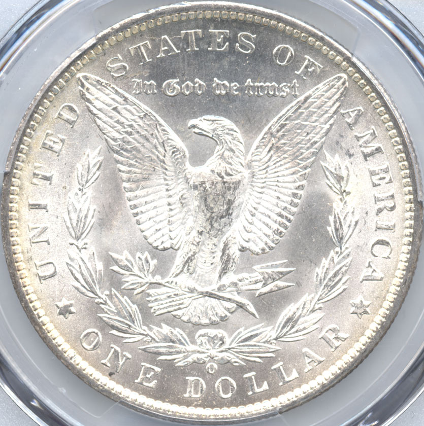 売り切れ】アメリカ 1ドル銀貨 1885(O) モルガンダラー PCGS-MS66