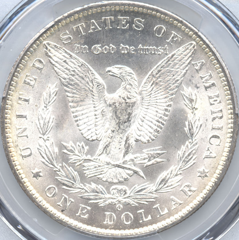 アメリカ 1ドル銀貨 1885(O) モルガンダラー PCGS-MS66 ｜ダルマコイン