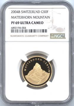 スイス 1949B 20フラン 金貨 NGC MS 67 ヘルベティア 4599937010