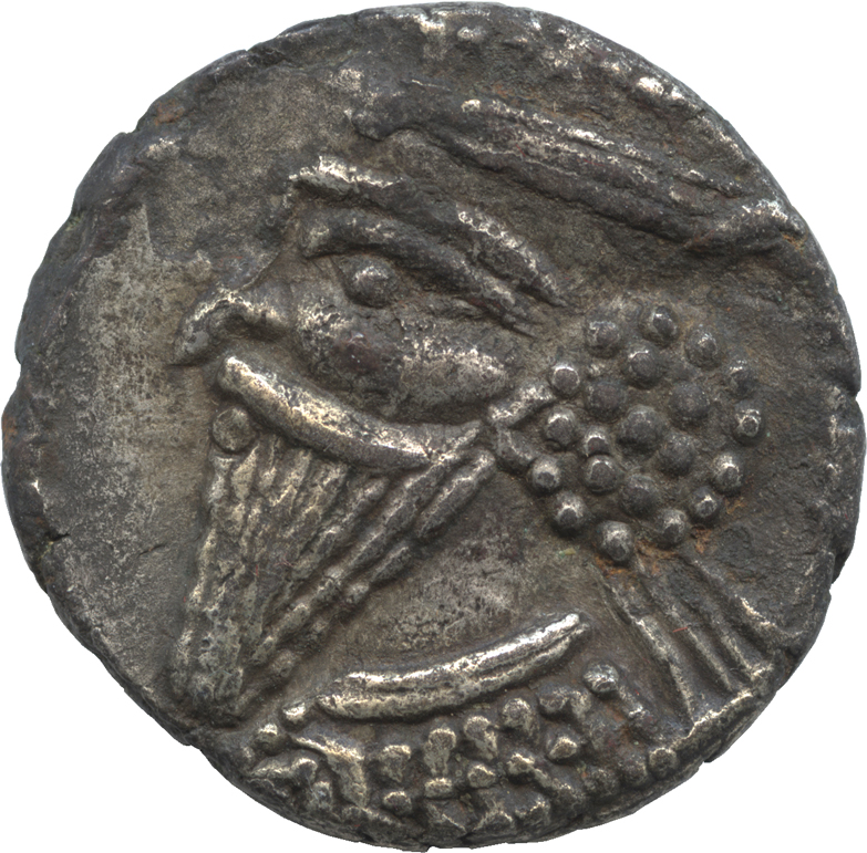 古代ギリシャ；パルティア、アルサケスXVI世,ARドラクマ銀貨
